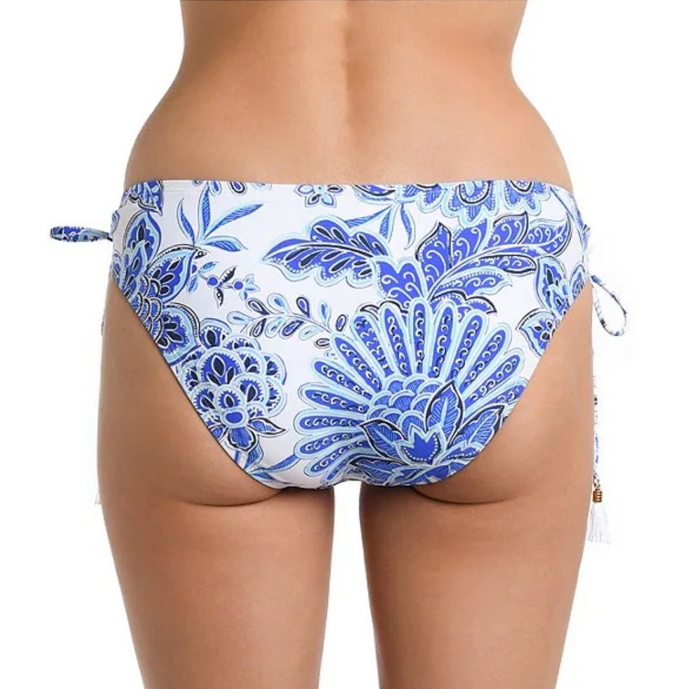 NWT La Blanca Beyond The Pacific Side-Tie Bikini Bottom Size 12 - Picture 2 of 11